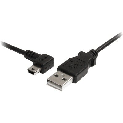 2GV8264 - StarTech.com 6 ft Mini USB Cable - A to Left Angle Mini B