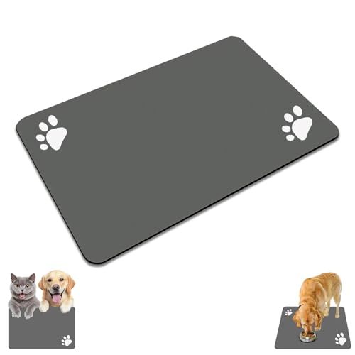 60x40cm Haustiere Unterlage Futterunterlage Hund rutschfest...