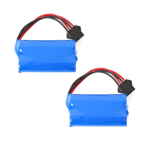 SVERTIBO 7.4V 600mAh Lipo Battery for WPL D12 RC Trucks (2)