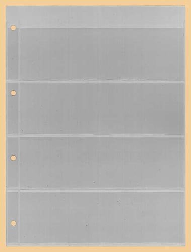 Feuillets KOBRA E14 transparents pour album et classeur de collection
