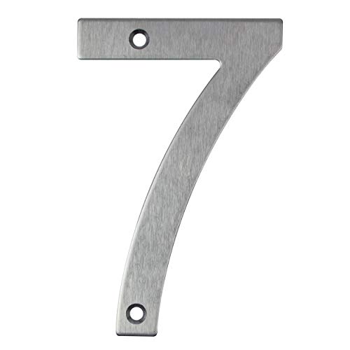 IBOO Edelstahl-Hausnummer zum Anschrauben, schwebende Optik,...