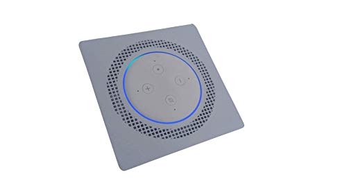 Suporte Quadrado De Teto Embutir para Amazon Echo Dot 3 Clássico