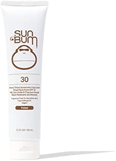 Sun Bum Mineral SPF 30 Tinted Sunscreen Face Lotion | Vegan and Reef Friendly (Octinoxate & Oxybenzone Free) Broad Spectrum Natural Sunscreen with UVA/UVB Protection | 1.7 oz