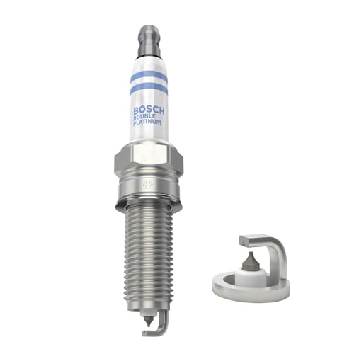 Bosch Spark Plug for Car, Double Platinum 0242135509 - Type YR7MPP33 - For Gasoline Engines - Compatible with Mercedes Benz, Hyundai Kappa Engine Models and Maruti Suzuki Swift Dzire