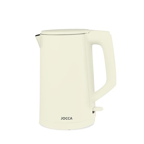Jocca - Hervidor eléctrico retro 1,7 L | Acero inoxidable 304 | Control STRIX | 1500 W |...