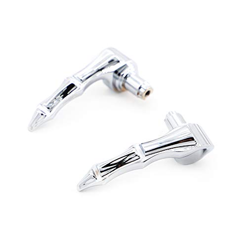 Manillas de Cerradura de Alforja GUAIMI Chrome Compatibles con Harley Electra Glides, Road Glides, Road Kings y Street Glides 2014-2019 (excepto FLHXSE y FLTRXSE) - Dedo Medio Esqueleto miniatura 6