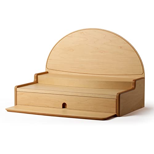 村上クラフト ミニ仏壇 本体のみ 一花 -ichika- (メープル) 手元供養 ミニ仏壇 オープン 手元供養 ステージ ステージタイプ パーソナル供養 仏壇 モダン ミニ 仏壇 おしゃれ ミニ仏壇 国産 日本製 デザイン インテリア リビング シンプル