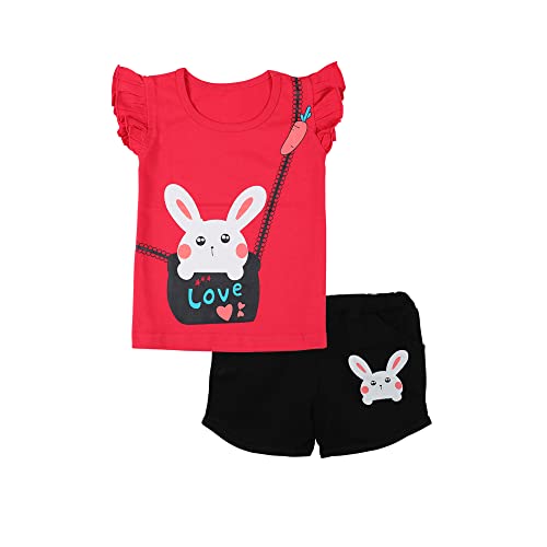 Image of CATCUB Girl's Cotton Top & Shorts /hot Pants