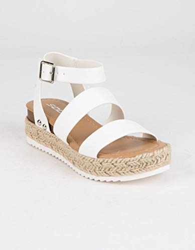 Espadrilles avec sangle cheville Soda résolvant le manque de maintien en été