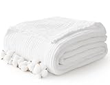 Kozyhvn 100% Cotton Muslin Blanket King 108