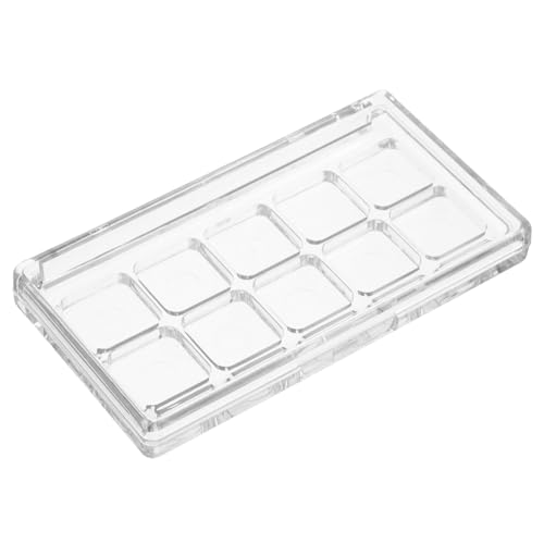 VALICLUD Caja De Embalaje De Maquillaje Paleta De Pintura Para Lápiz Labial Contenedor De Maquillaje De Viaje Bandejas De Maquillaje Vacías Bandeja De Sombra De Ojos Vacía Paleta De
