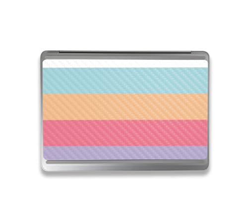 Image of MightySkins Carbon Fiber Skin Compatible with Microsoft Surface Laptop Studio 2 (2023) Full Wrap Kit - Peaches and Cream | Protective, Durable Textured Carbon Fiber Finish | Made in The USA