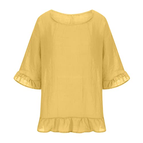 Saída de praia feminina com manga 3/4 de comprimento 3/4, saída de praia peplum havaiana com gola re