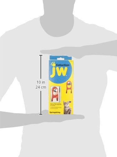 JW P471045, Brinquedo Porta Springstring Para Gatos, Vermelho