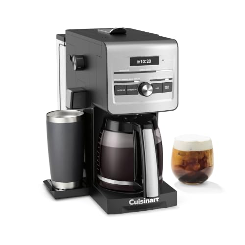 Cuisinart 3-in-1 Coffee Maker, 12 Cup Programmable, Hot & Iced, Stainless