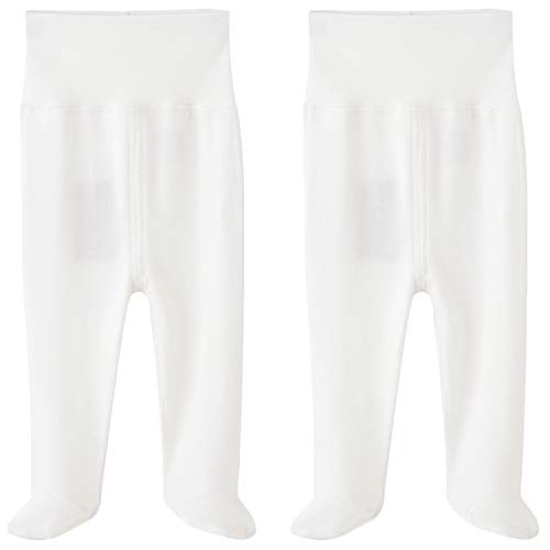 Image of Enfants Chéris 2 Pack Baby Footed Pants Newborn-12 Months