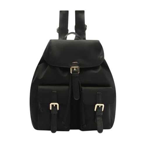 MOCHILA MEDIA NYLON PRETA BOLSOS A 57100 2598 0001 AREZZO - U - PRETO
