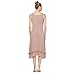 S.L. Fashions Women's Petite Mother of The Bride Dress with Embellished Neckline & Shoulder, Wedding Guest, Cashmere, 14P