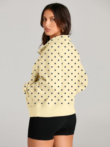 Image of AUTOMET Womens Sweatshirts Half Zip Fleece Pullover Fall Outfits