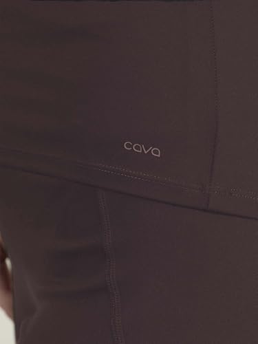 Image of CAVA Sculpt V Neck Top for Women | Snug Sculpted Fit, Long Sleeves, Flattering V Neckline, Minimal Branding, Everyday Activewear Tee