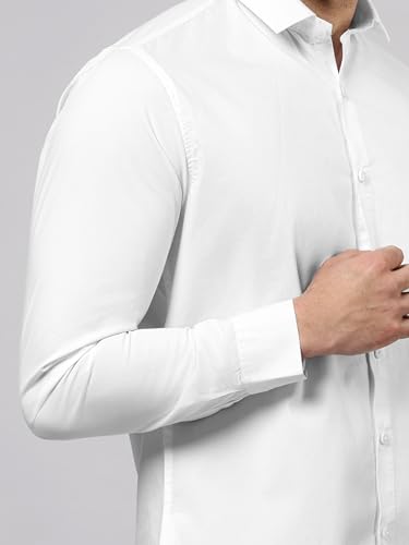 Image of Beyoung Cotton Plain Regular Fit Shirt for Men | Full Sleeve | Formal Shirt | Classic Collar Cotton