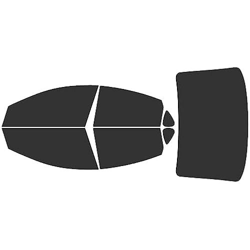 Rvinyl Window Tint Kit Compatible with Dodge Dart 2013-2016 - Black 20% - Single Ply No Bubble Film - Do it Yourself Vehicle Complete Precut Kit