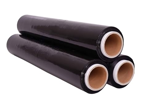 Inoverse SF-BLCK Stretchfolie 3 Rollen Schwarz