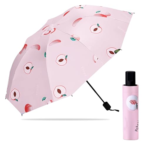Image of Kraptick Printed Travel Umbrella for Rain, UV, Wind Proof, Water-Proof Umbrella for Men /Women /Boys /Girls /Kids (UMBR-02)