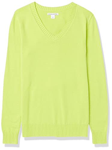 Image of Amazon Essentials Women's Lightweight Long-Sleeve V-Neck Cotton Sweater