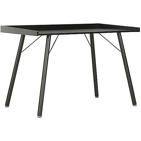vidaXL Compact Black Writing Desk Cover