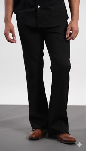 Image of Bootcut Men Pant | Suitable for Casual Outings Office Home Party & Function Wearing