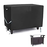 55-inch Table Cover, Waterproof Outdoor Prep Table Cover for Keter Unity XL Portable Outdoor Table w