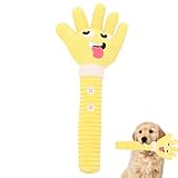 Plüschtier zum für Hunde, mit Quietschgeräusch und bissfest, Kauspielzeug für Aggressive Hunde, Palmenform, für alle Rassen, Wohnzimmer, Balkon, Garten,