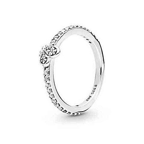 Bague Solitaire Argent Pandora Cadeau de fidélité Femme Taille 58