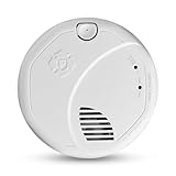 New 2025 First Alert SMCO410 Z-Wave Battery-Powered Smoke Detector & Carbon Monoxide Alarm, Works with Ring Alarm Base Station, Single Pack, White