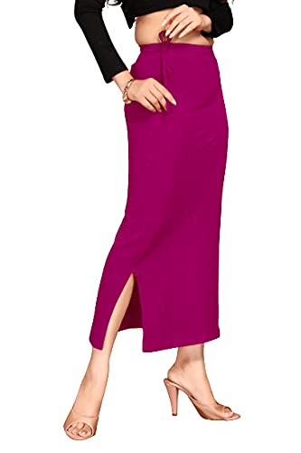 Image of Side Rope Saree Shapewear, Petticoat, Skirts for Women Polylycra Saree Shaper for Saree Dress