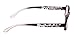 Medspex Clara Oval FL-41 Glasses Black Silver Floral Women Pink Tint Migraine FL41 Blue Light Sensitivity Photophobia Reader