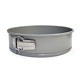 Mrs. Anderson's Baking 43689 Anderson’s Springform Pan, Carbon Steel with Quick-Release Non-Stick Coating, PFOA Free, Round, 8-Inches, 8 Inch Charcoal