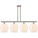Innovations 516-4I-AC-G461-12 Four Light Island Pendant from Ballston Collection 11.75 inches