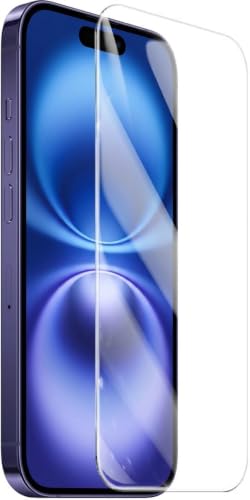 Image of Borderless Premium Tempered Glass Screen Protector Guard For iPhone 15 /16 (6.1 Inch, Pack of 1) | Edge to Edge Coverage With Easy to installation kit