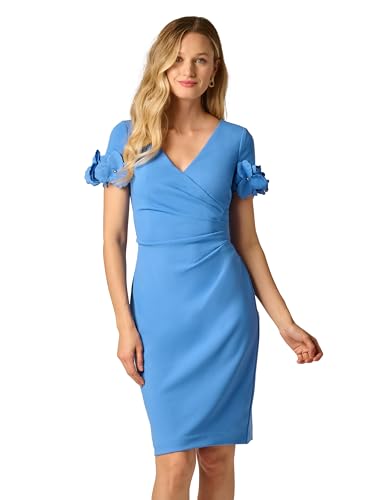 Image of Adrianna Papell Knit Crepe Short Dress