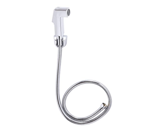 Image of Cera Health Faucet with SS Hose Pipe & Hook | Easy Install Handheld Bidet Spray | Bathroom Hygiene Solution | F8030109AB