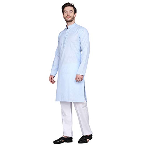 Image of Jagdish GARMENTS Cotton Trendy Embroidery Kurta for Men for Festive