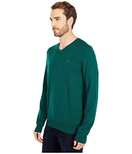 Tommy Hilfiger Men's Long Sleeve Cotton V-Neck Pullover Sweater4