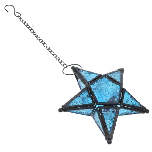 Lámpara de estrella colgante para iluminar patios pequeños sin ocupar espacio 2