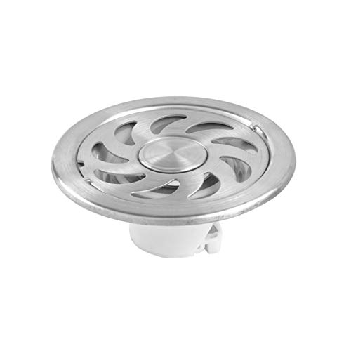 Viking Antifoul Round Drain Cockroach Trap with Stainless Steel 304-125mm (5") Diameter, Polished - Anti-Clog Drain Design, Suitable from Residential bathrooms to Commercial Kitchens (B08GCM9V9D) Amazon Price History, Amazon Price Tracker