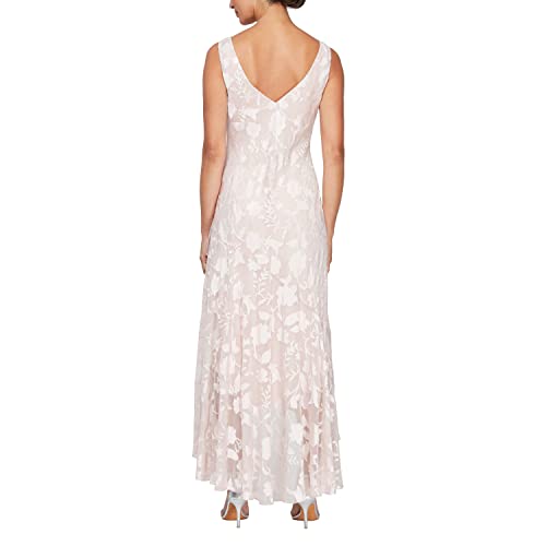 Alex Evenings Womens Sleeveless Printed Chiffon Mid-Length Dress with Jacket4