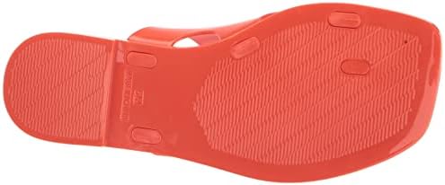 Vince Camuto Women's Jicarlie Buckle Jelly Slide Sandal, Sunset Orange, 10 | Image 3