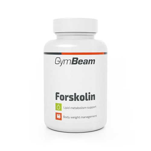 GymBeam Coleus Forskohlii Forskolina in Capsule - Estratto di Radice di Ortica Indiana, 10% Forskolina Attiva - Bruciagrassi per Perdita di Peso, Regolazione Metabolismo, 60 Capsule Vegane