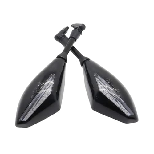Rétroviseurs moto clignotants LED design profilé miroirs latéraux réglables